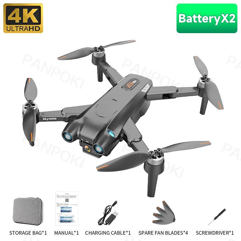 AE6 Max Drone - 4k Profesional GPS 2KM Quadcopter with 5G Camera TransmissIion Wifi FPV drone helicoptero Toys for Boys Professional Camera Drone - RCDrone