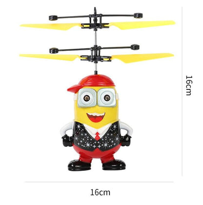 KaKBeir RC Helicopter Aircraft Mini Drone Fly Flashing Helicopter Hand Control RC Toys Mini Quadcopter Dron Kids Toys Mini Drone - RCDrone
