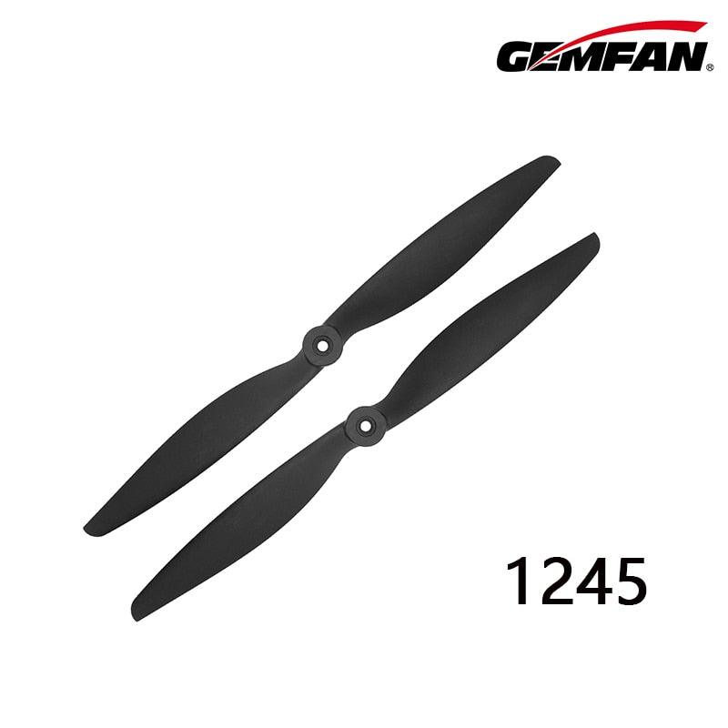 Gemfan Carbon Nylon Propeller 8045 9045 1045 1145 12445 for RC Multirotor Airplane Fixed-Wing （1Pairs） - RCDrone