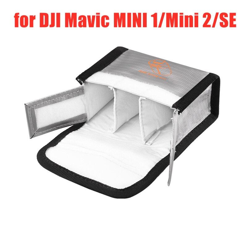 Battery Safe Bag for DJI Mavic MINI/Mini 2/SE/ for DJI MINI 3 PRO Drone Protective Case Protector Explosion-proof Anti-scratch Bag - RCDrone