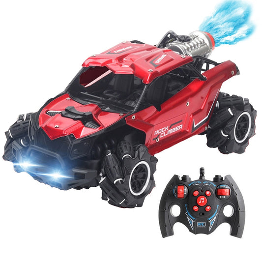 Paisible New Rock Crawler Electric 4WD Drift RC Car - 2.4Ghz کنترل از راه دور Stunt Spray Car Toys for Boys Machine On Radio Control