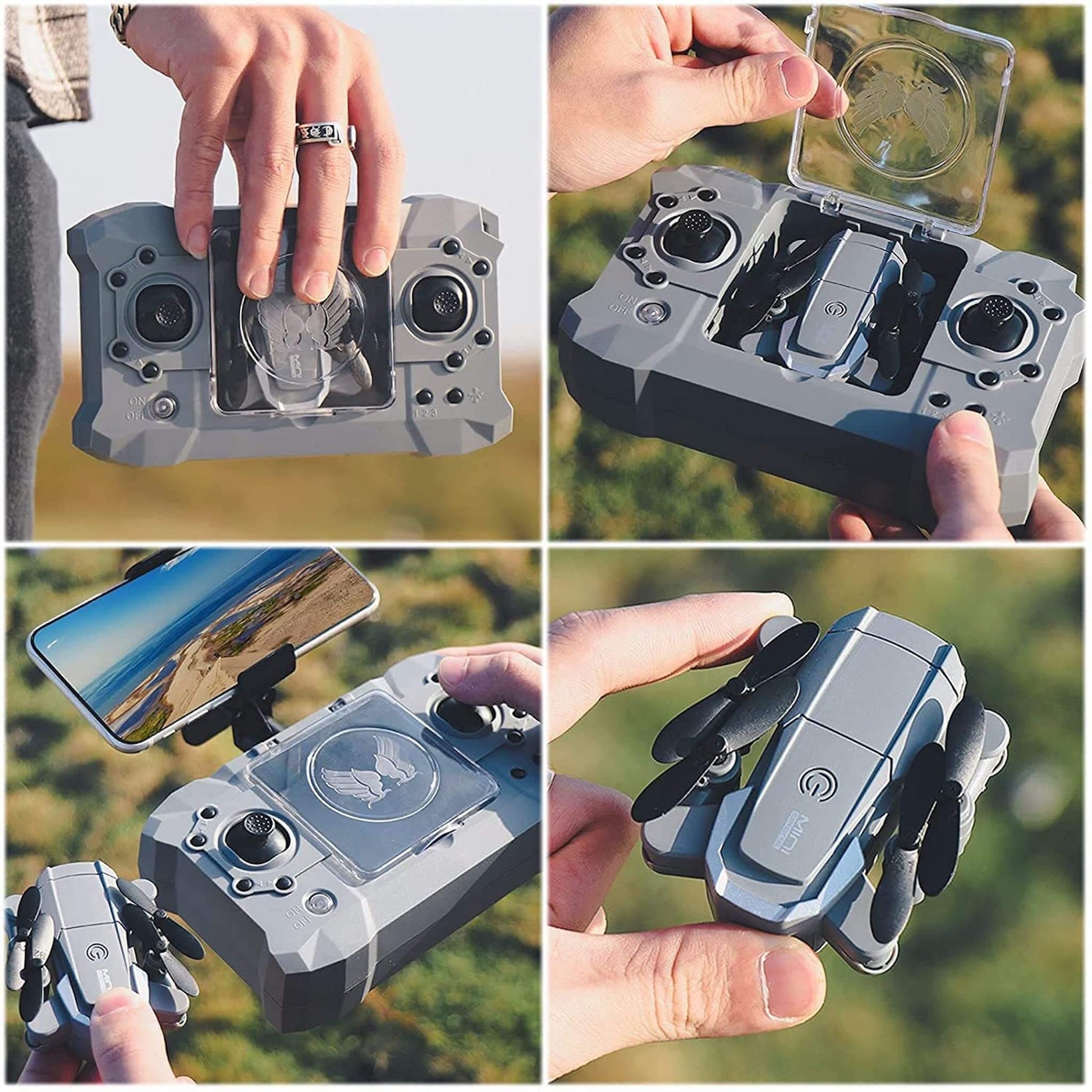 UFO Drone pour enfants, Mini drone volant avec lumières LED UFO Drone pour enfants, Mini drone volant avec lumières LED